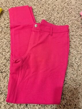 Piper Hot Pink Pull-On Stretch Leggings - girls xl = junior size 2/4